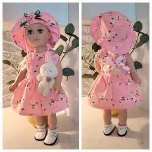 Pretty New Easter Outfit on Just Like New 18 Inch My Life Doll